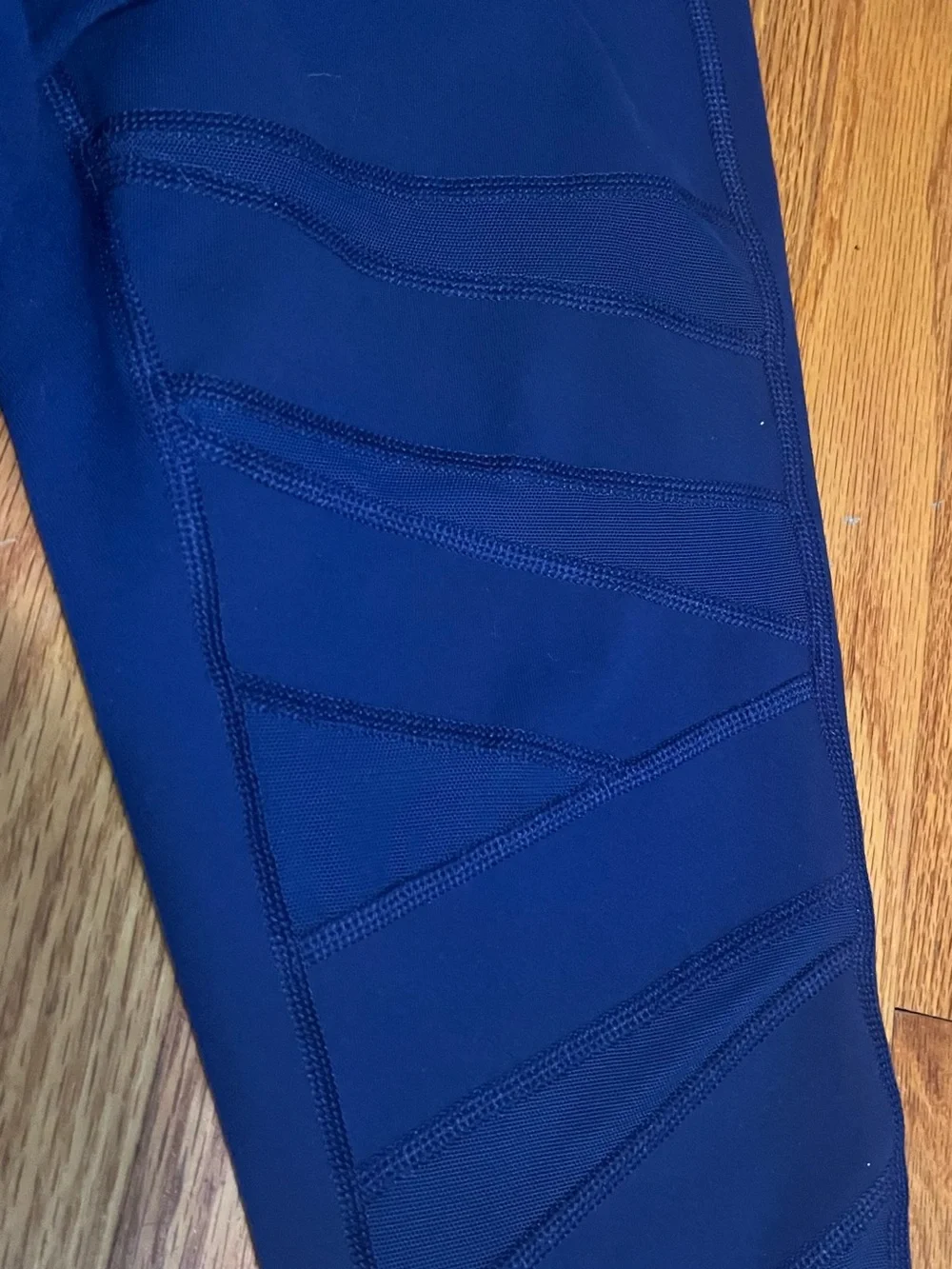 Lululemon Wunder Under High-Rise Tech Mesh Tights in Hero Blue size 6 31” Inseam